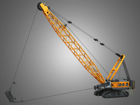 HS 8300 mining dragline 3D Model