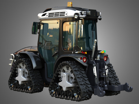 MACH 4 Tractor Modelo 3D