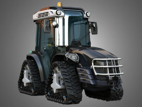 MACH 4 Traktor 3D Modell