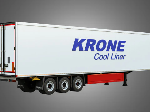 Krone Cool Liner Trailer 3D Model