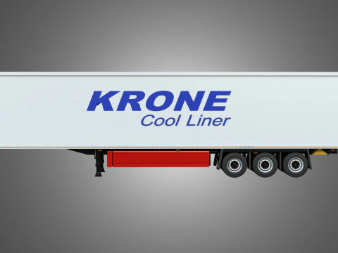 Krone Cool Liner Trailer 3D Model