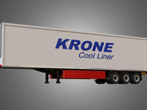Krone Cool Liner Trailer 3Dモデル
