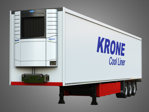 Krone Cool Liner Trailer 3Dモデル