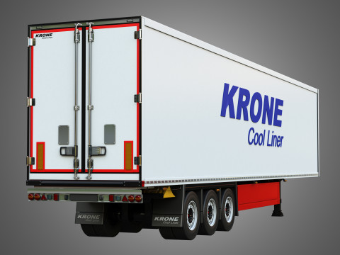 Krone Cool Liner Trailer 3Dモデル