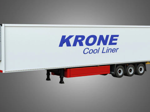 Krone Cool Liner Trailer 3D Model