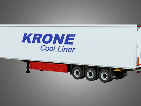 Krone Cool Liner Trailer 3D Model