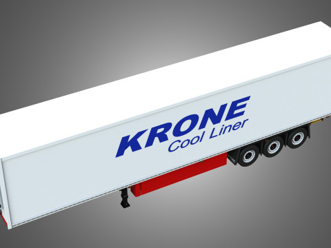 Krone Cool Liner Trailer 3Dモデル