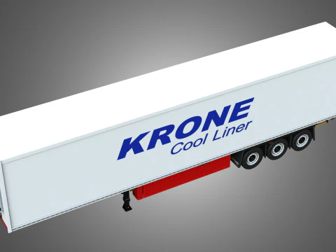 Krone Cool Liner Trailer 3D Model