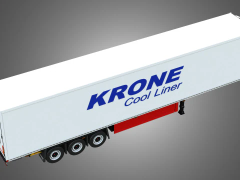 Krone Cool Liner Trailer 3D Model