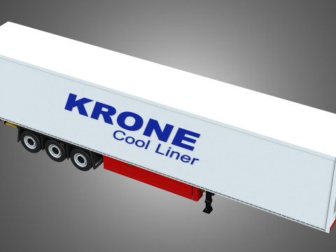 Krone Cool Liner Trailer 3Dモデル