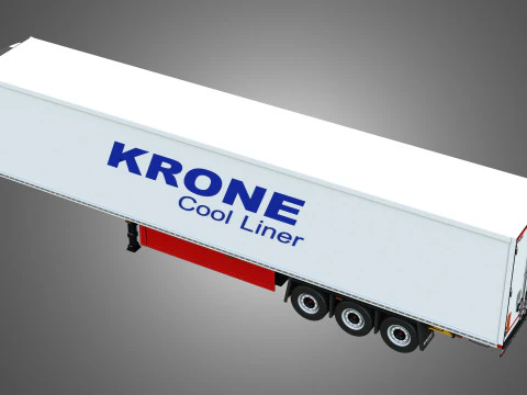 Krone Cool Liner Trailer 3D Model
