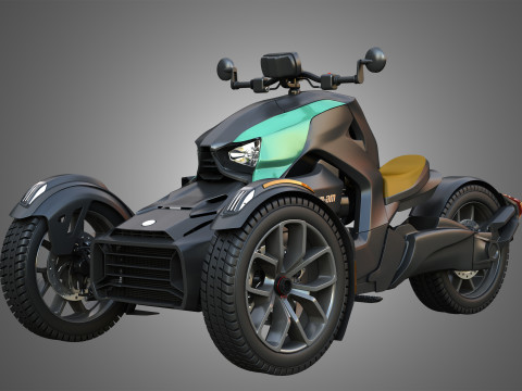 Can-Am Ryker 900 3D 模型