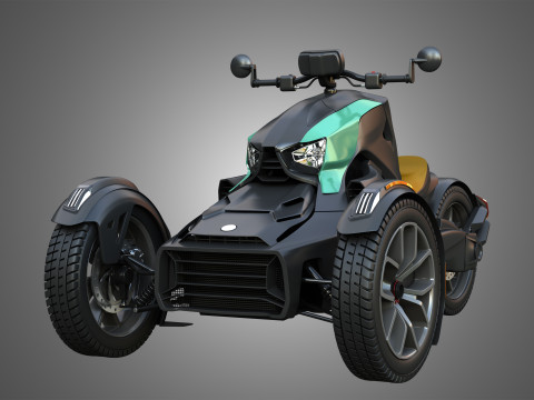 Can-Am Ryker 900 3D मॉडल