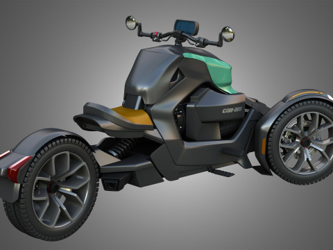 Can-Am Ryker 900 3D मॉडल