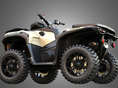 Can-Am Outlander 850-1000R Modelo 3D