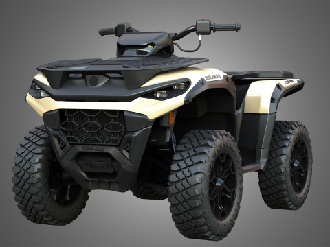 Can-Am Outlander 850-1000R Modelo 3D