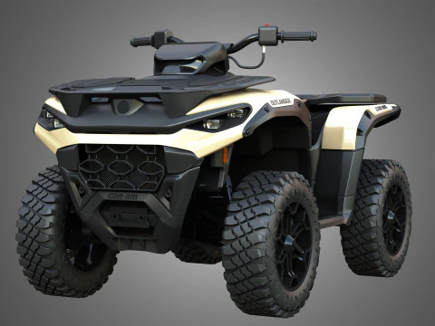 Can-Am Outlander 850-1000R 3D Model