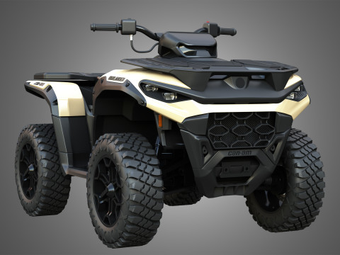 Can-Am Outlander 850-1000R Modelo 3D