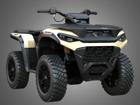 Can-Am Outlander 850-1000R 3D Model