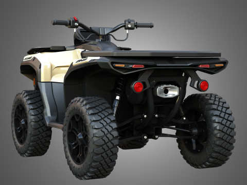 Can-Am Outlander 850-1000R Modelo 3D