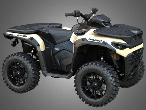 Can-Am Outlander 850-1000R 3D Model