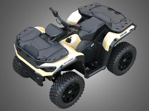 Can-Am Outlander 850-1000R 3D Model