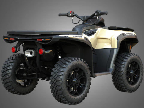 Can-Am Outlander 850-1000R 3D Model