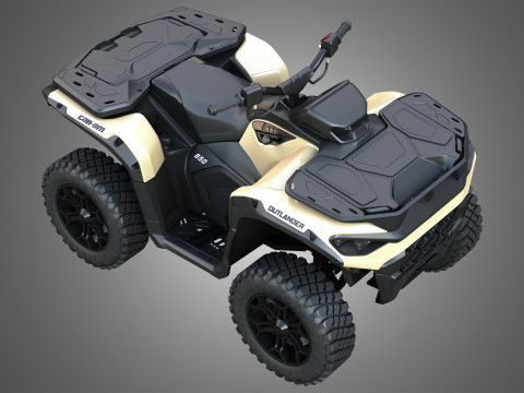 Can-Am Outlander 850-1000R Modelo 3D