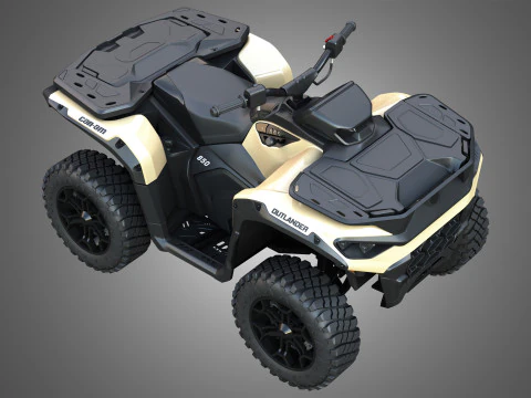 Can-Am Outlander 850-1000R 3D Model
