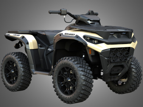 Can-Am Outlander 850-1000R Modelo 3D