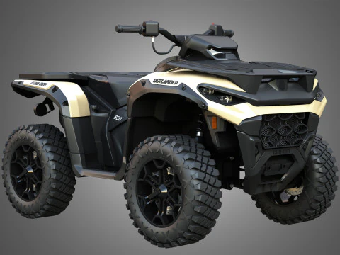 Can-Am Outlander 850-1000R 3D Model