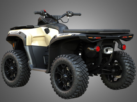 Can-Am Outlander 850-1000R Modelo 3D