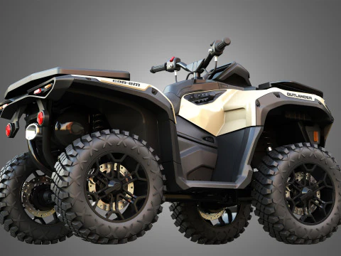 Can-Am Outlander 850-1000R 3D Model