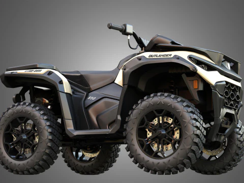 Can-Am Outlander 850-1000R 3D Model