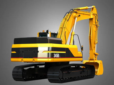 Escavatore 345BL Modello 3D