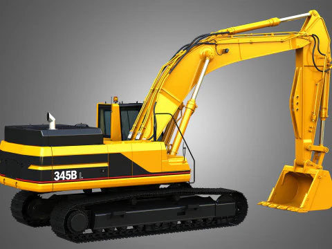 Escavatore 345BL Modello 3D