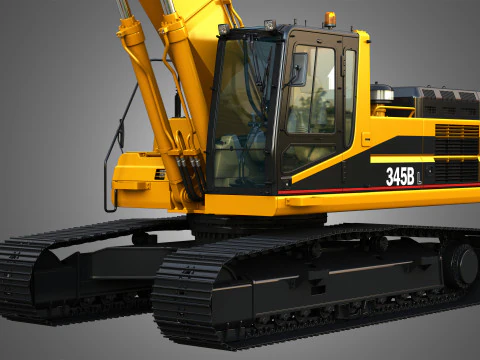 Escavatore 345BL Modello 3D