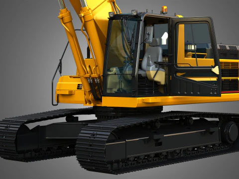 Escavatore 345BL Modello 3D