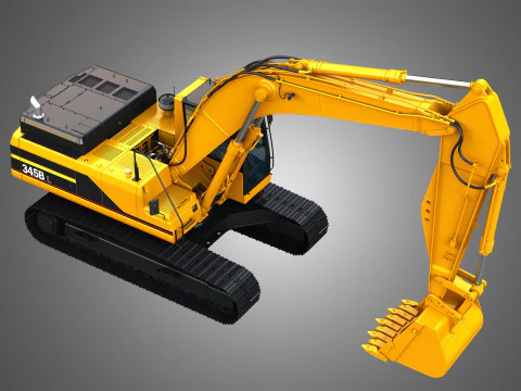 Escavatore 345BL Modello 3D