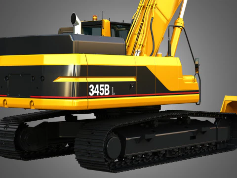 Escavatore 345BL Modello 3D