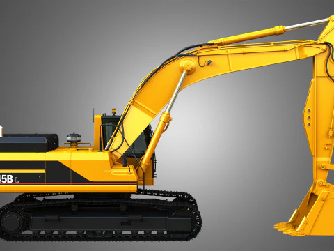 Escavatore 345BL Modello 3D