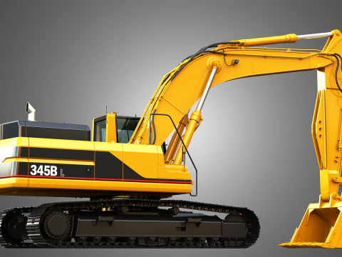 Escavatore 345BL Modello 3D