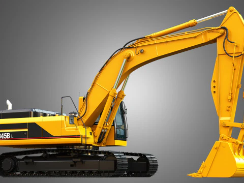 Escavatore 345BL Modello 3D