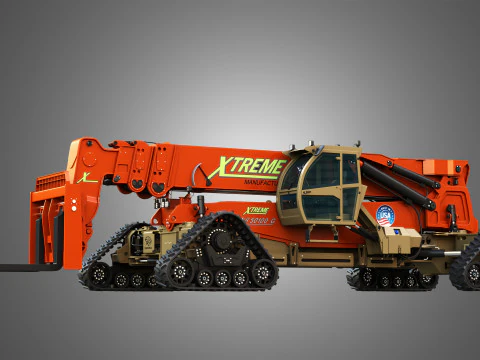 Trackzilla XR50100-G Xtreme Telehandler 3D Model
