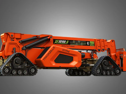 Trackzilla XR50100-G Xtreme Telehandler 3D Model