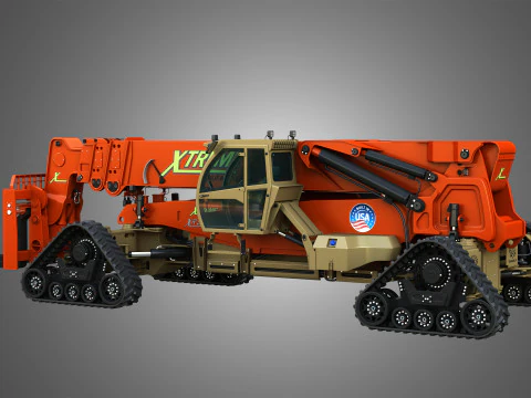 Trackzilla XR50100-G Xtreme Telehandler 3D Model