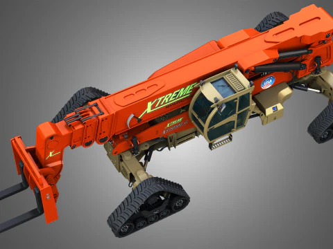 Trackzilla XR50100-G Xtreme Telehandler 3D Model