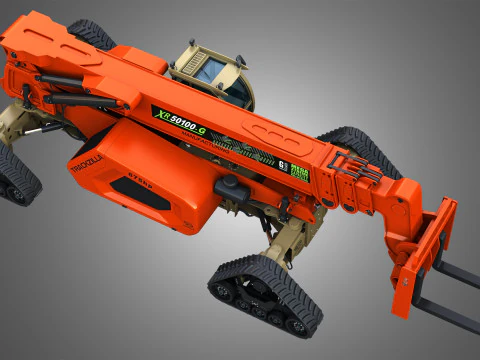 Trackzilla XR50100-G Xtreme Telehandler 3D Model