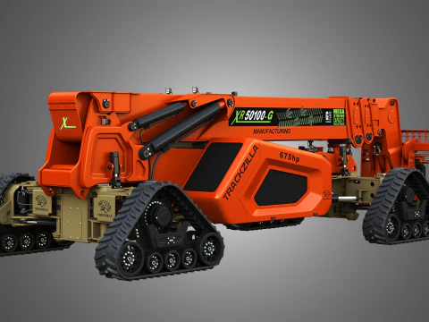 Trackzilla XR50100-G Xtreme Telehandler 3D Model