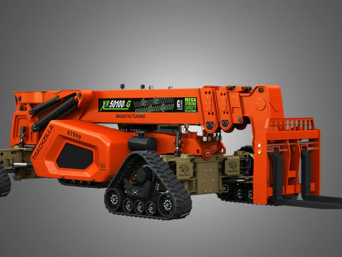 Trackzilla XR50100-G Xtreme Telehandler 3D Model